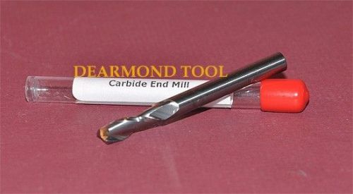 Carbide End Mill 2 Flute .25&#034; Solid Carbide 100% USA MADE!  SHIPS FREE!