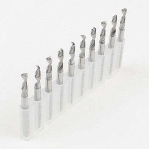 10pcs 3.175*2.8*12mm Carbide Drill Bits, CNC Parts for drilling Circuit Board