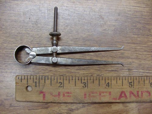 Old Used Tools,L.S.Starrett Co. Inside Calipers 4-11/16&#034;  Quality U.S.A. Tool