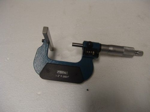 FOWLER 1&#034;-2&#034; MICROMETER &lt;---WORKS GREAT