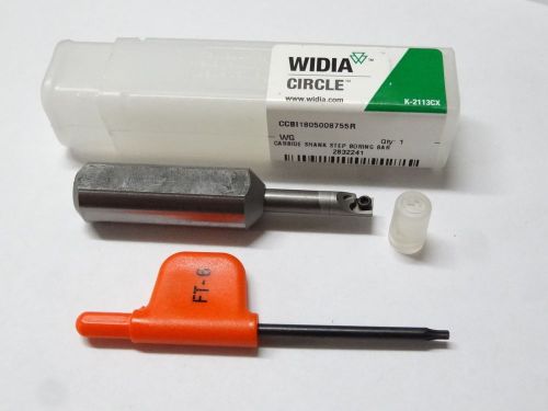 Widia/circle ccbi1805008755r indexable 0.2080 min boring coolant bar carbide shk for sale