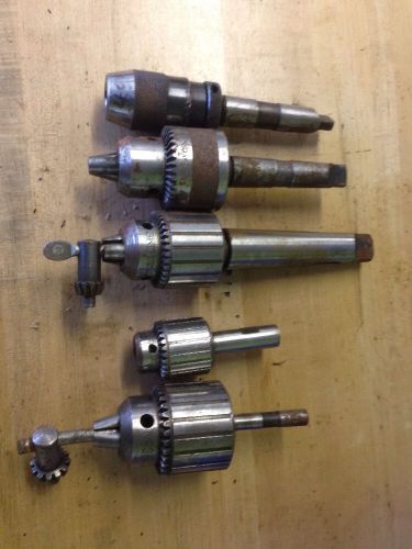 Lot Of 5 Drill Chucks! Mostly Jacobs!