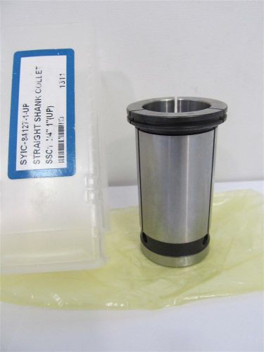 Syic-84127, type ssc1-1/4&#034;, 1&#034; straight shank collet for mld milling chuck for sale