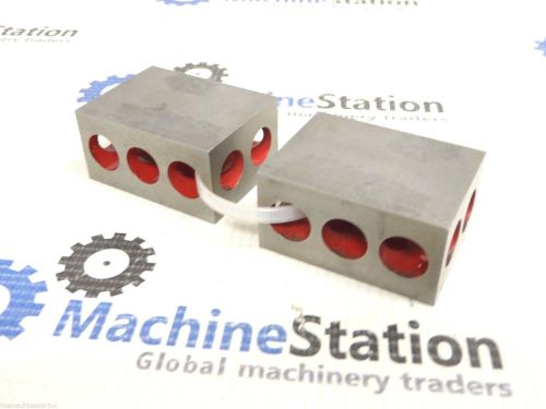 PAIR OF PRECISION MACHINIST STEEL 1-2-3 BLOCKS - 1&#034; X 1-1/2&#034; X 2&#034;