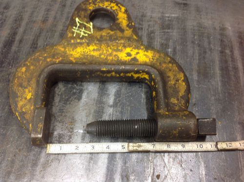 Armstrong No. 6&#034; Crane Bridge C-Clamp  w/Lifting Ring FREE SHIPPING lot#1