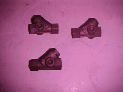 3/8&#034; NPT BRONZE Y STRAINER VALVES, BRAND NEW