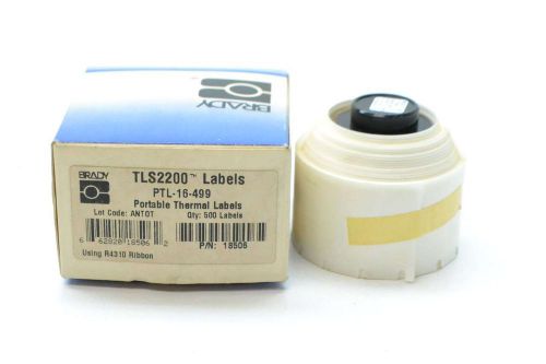 NEW BRADY PTL-16-499 18506 TLS2200 PORTABLE THERMAL LABEL D404989