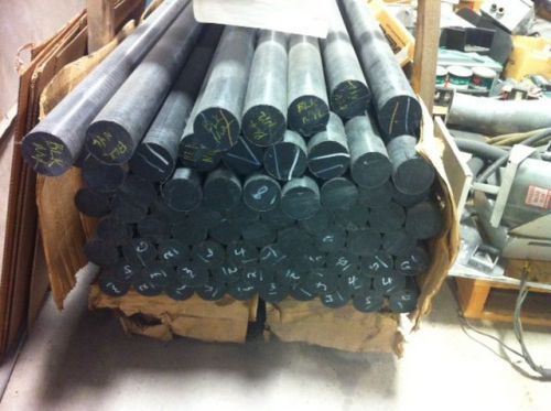 Nylon 6/6 Round Rod (Extruded)-Black-96&#034; Length, 2-3/4&#034; Diameter