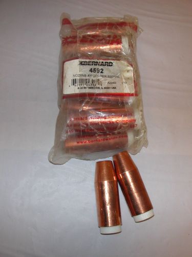 (12) Bernard Heavy Duty Nozzle Insulated Welding Gun # 4592 Mig NOS