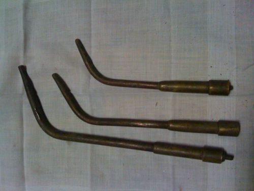 Cutting Torch PRESTOWELD Tip lot of 3 with connectors Oxygen Acetylene Welding