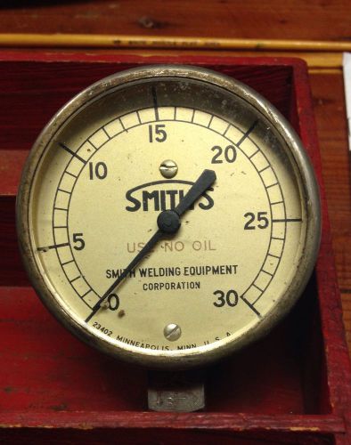 Vintage Smith welding equipment gauge Minneapolis Minn 0-3000