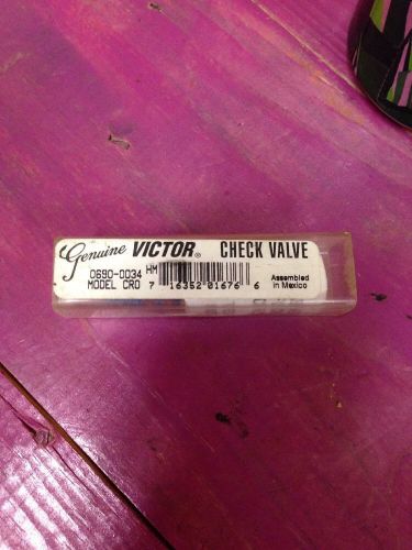 VICTOR REVERSE FLOW CHECK VALVE 0690-0034 (B4)