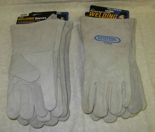 TILLMAN 1000 WELDING GLOVES, SIZE LARGE, LOT OF 6 PAIR