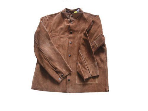 Shark 14522 Leather Welding Jacket, Brown, XX-L