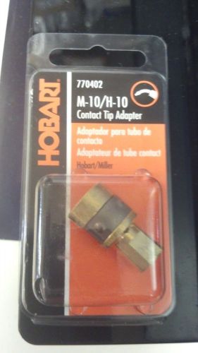 WELDER, CONTACT GUN TIP ADAPTER, MILLER M-10 &amp; HOBART H-10, PART# 770402