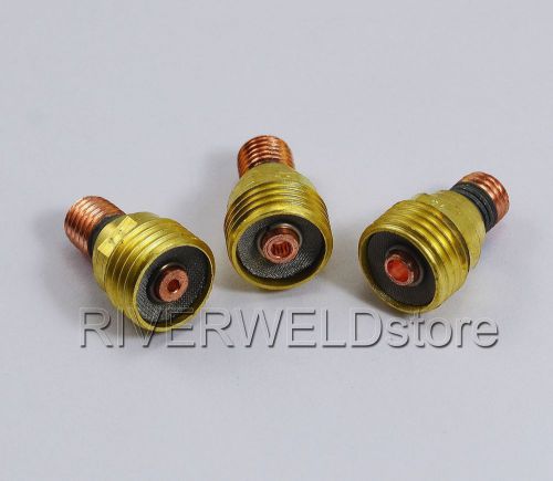 45v43 45v44 45v45 tig gas lens collet body fit sr db pta wp-9 20 25 torch 3pk for sale