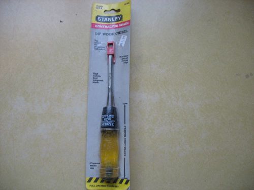 NEW STANLEY 1/4&#034; WOOD CHISEL 6MM 16-903 CONTRACTOR GRADE