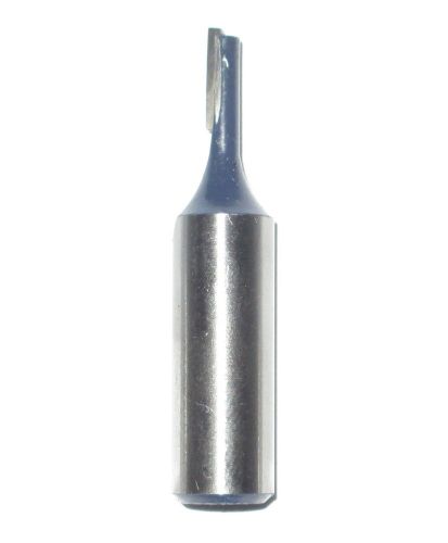 3/16&#034; STRAIGHT ROUTER BIT, 1/2&#034; SHANK, SINGLE CARBIDE FLUTE (TCT), DADO CUTTING