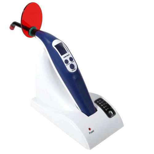 US Storage Dental wireless LED Curing Light Lamp Treatment Orthodontics T2 blue