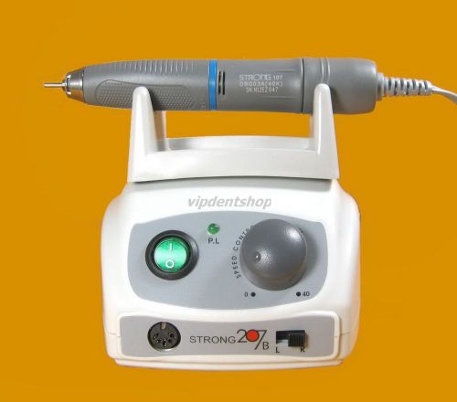 Dental lab saeshin strong 207b+107 high powered 35000 rpm micro motor handpiece for sale