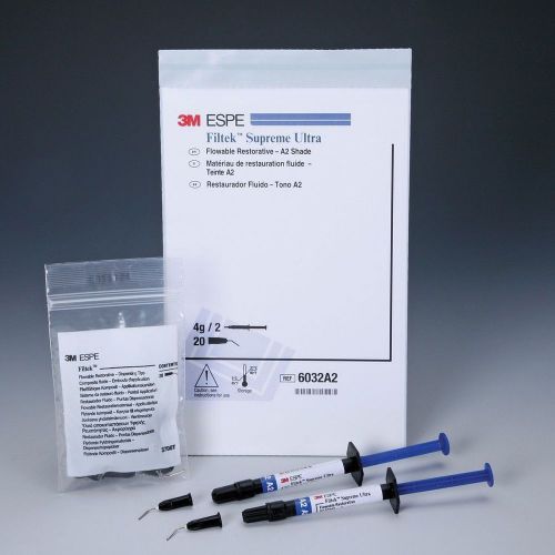 3M ESPE Filtek Supreme Ultra Flowable Shade A2 3 Syringes