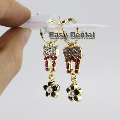 3 pairs Molar Shaped Tooth Earrings Dentist Dental Hygienist Clinic Nurse Gift