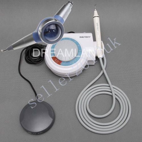 Dental Ultrasonic Scaler E2 Fit EMS Woodpecker Handpiece + Air Prophy Polisher