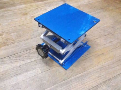 6 x 6 inch Lab Jac , Scissor Stand, adjustable height platform