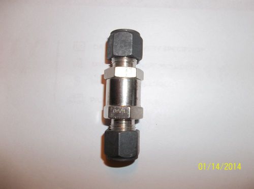 PARKER-CPI -(J) 3/8 OD- 316- SS- CHECK VALVE - 6Z-1-SS - 1 - PC