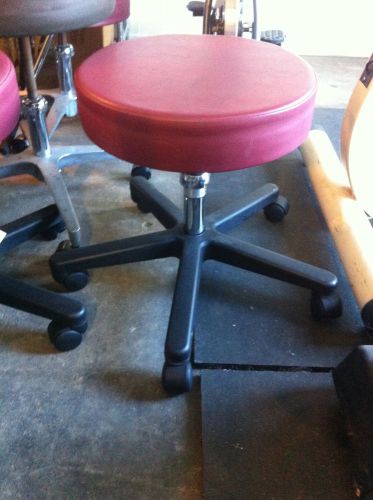 Midmark/Ritter 193 Adjustable Stool-Burgundy