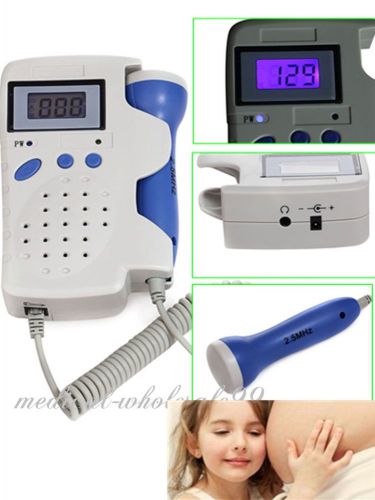 2014 New Mother New baby Fetal Doppler Fetal Heart Monitor Listen to baby heart