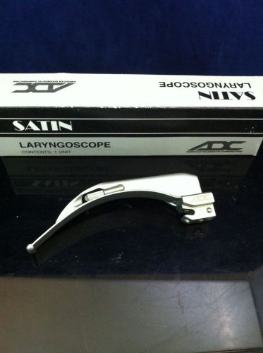 NEW ADC SATIN LARYNGOSCOPE BLADE MACINTOSH Sz 3 STAINLESS STEEL