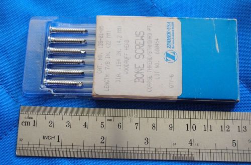 Zimmer Woodruff Screws 22mm x 4.2mm 128-01-05 QTY 6 Orthopedic