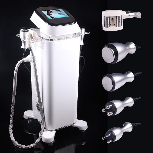 Cooling vacuum roller rf ultrasonic cavitation tripolar rf fat body face machine for sale