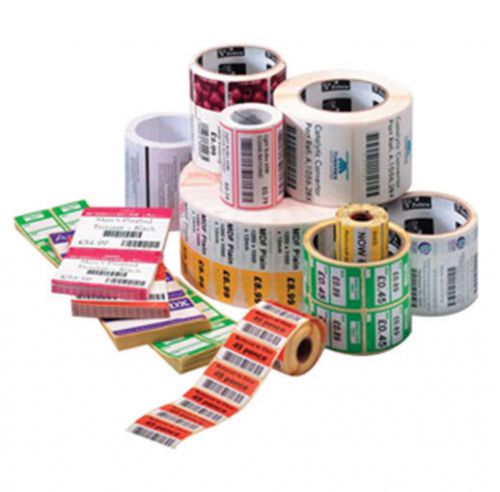 Zebra 10010034 label paper 4 x 6in direct thermal zebra z-perform 2000d 1in core for sale