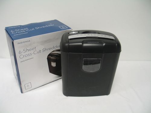 Insignia 6-Sheet Cross-Cut Shredder (NS-PS06CC)