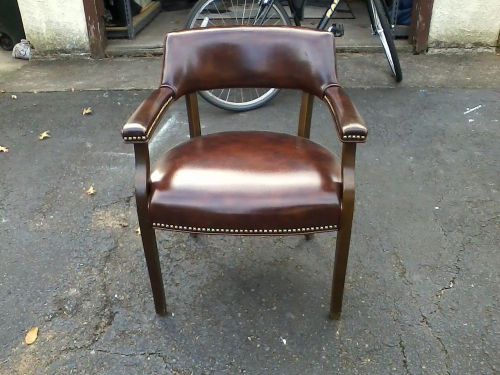 Brown Leather Office Chair