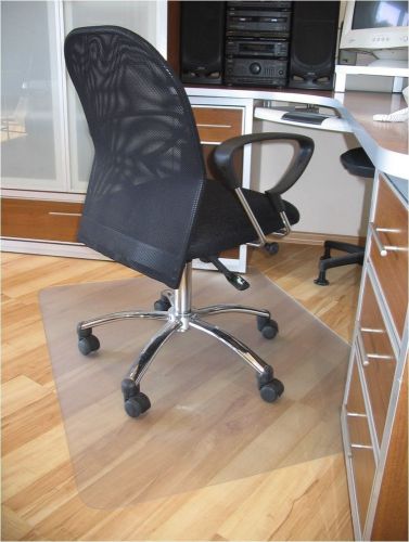PVC Office Chair Floor Mat For Hardwood Floors 48&#034; x 36&#034; with Lip Home School