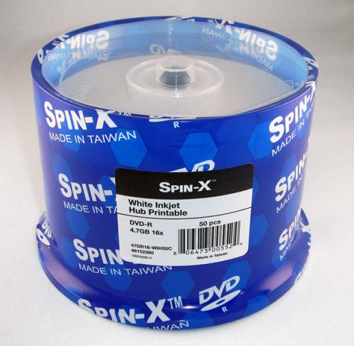 200 Prodisc 16x DVD-R White Inkjet Hub Printable Blank Recordable DVD Media Disk