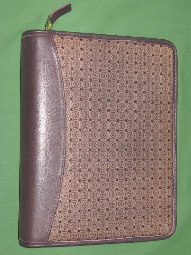 CLASSIC ~1.5&#034;~ FULL-GRAIN LEATHER Franklin Covey Planner ORGANIZER Binder 5906