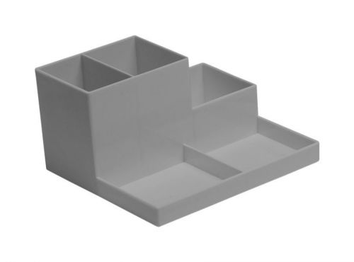 New Gray Made Smart Small Desktop Organizer