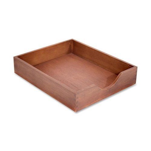 Carver hedberg letter size desk tray - oak - walnut (cw07212) for sale