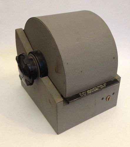 Vintage ROLODEX GREY METAL Rotary CARD FILE