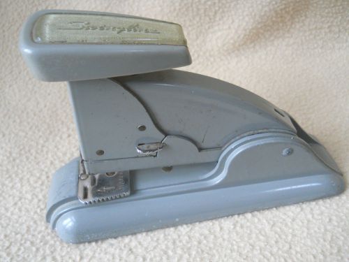 Vintage Art Deco Swingline Battleship Grey Stapler / Office desk supplies