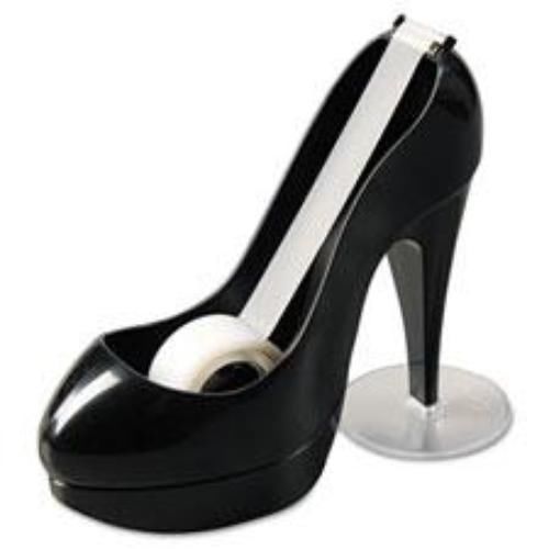 3M Scotch Black Stiletto Heel Shoe Tape Dispenser with Magic Tape 3/4&#039;&#039; x 350&#039;&#039;