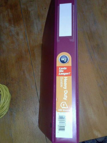 18. Wilson Jones Standard D-ring Binder - Letter 8.5&#034; X 11&#034; 220 Sheet 1&#034;