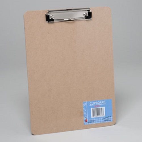 CLIPBOARD 9X12 CHIPBOARD W/FLAT CLIP SHRINK W/LABEL, Case of 24