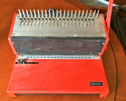 ibico AG IBIMATIC Seestrasse 346 CH-8038 Zurich Binding Machine ORANGE