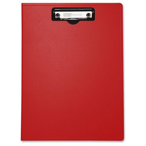 Baumgartens Portfolio Clipboard - 0.50&#034; - Top Opening - 8.50&#034; x 11&#034; - Red