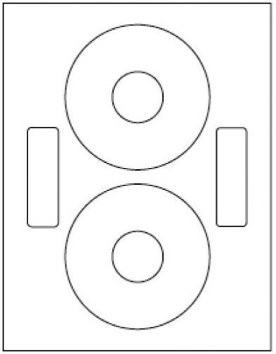 CD DVD Labels Neato Compatible Gloss 2000 Qty.